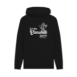 Black Printed Hoody Front