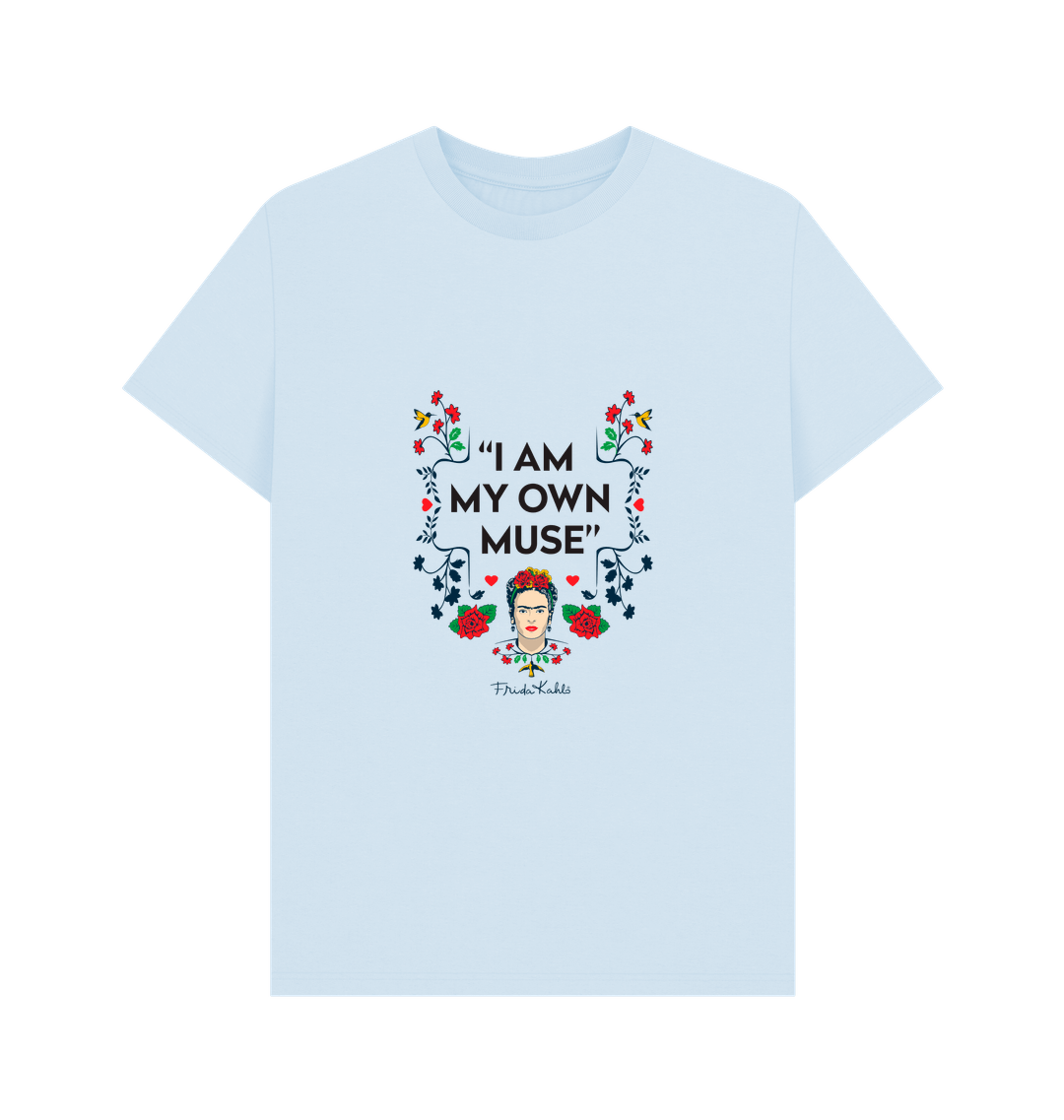 Sky Blue Printed T-shirt