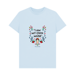 Sky Blue Printed T-shirt