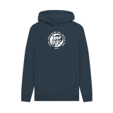 Navy Printed Hoody Front