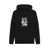 Black Printed Hoody