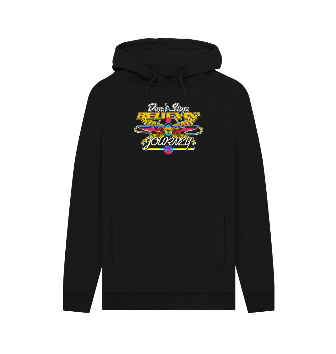 Black Printed Hoody