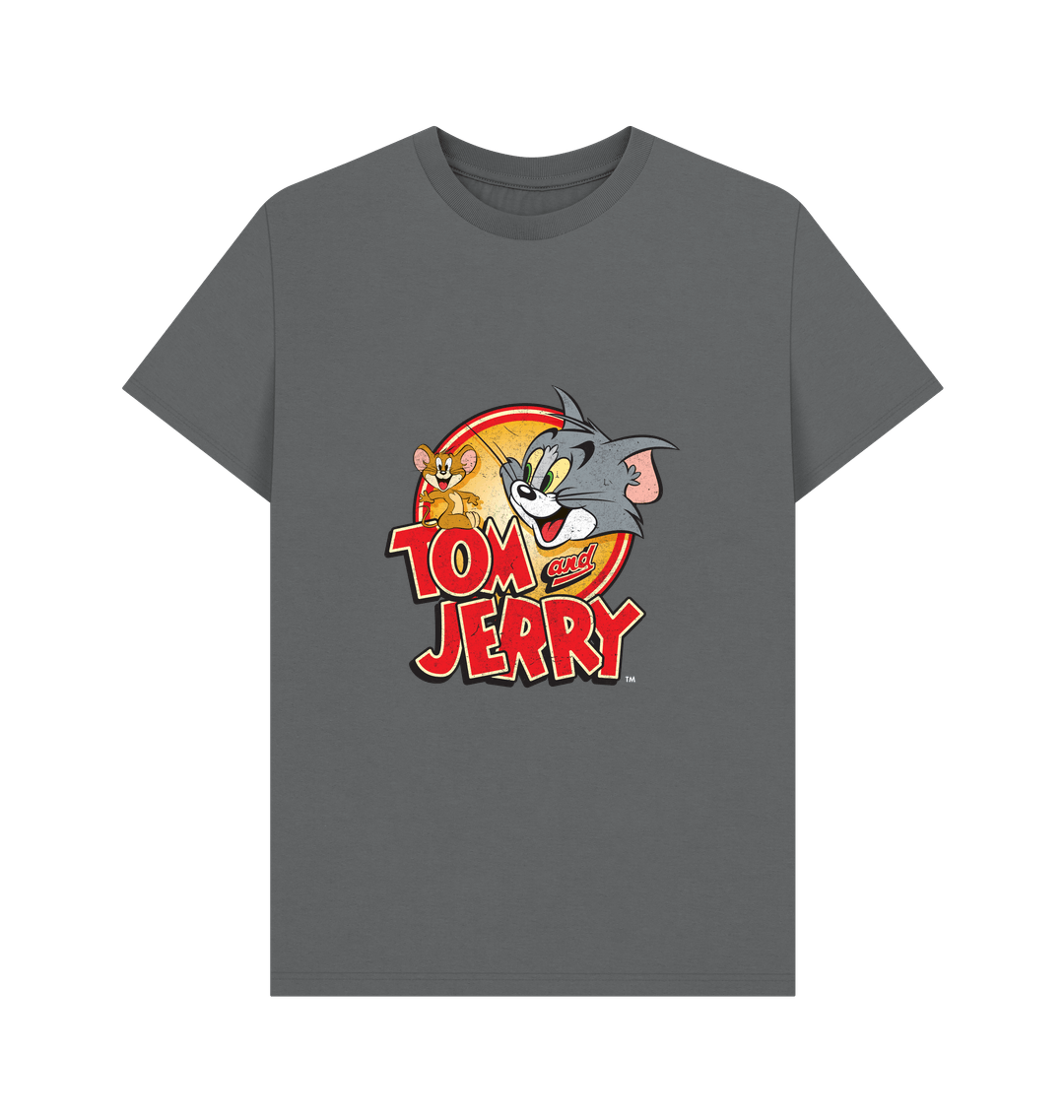 Slate Grey Printed T-shirt