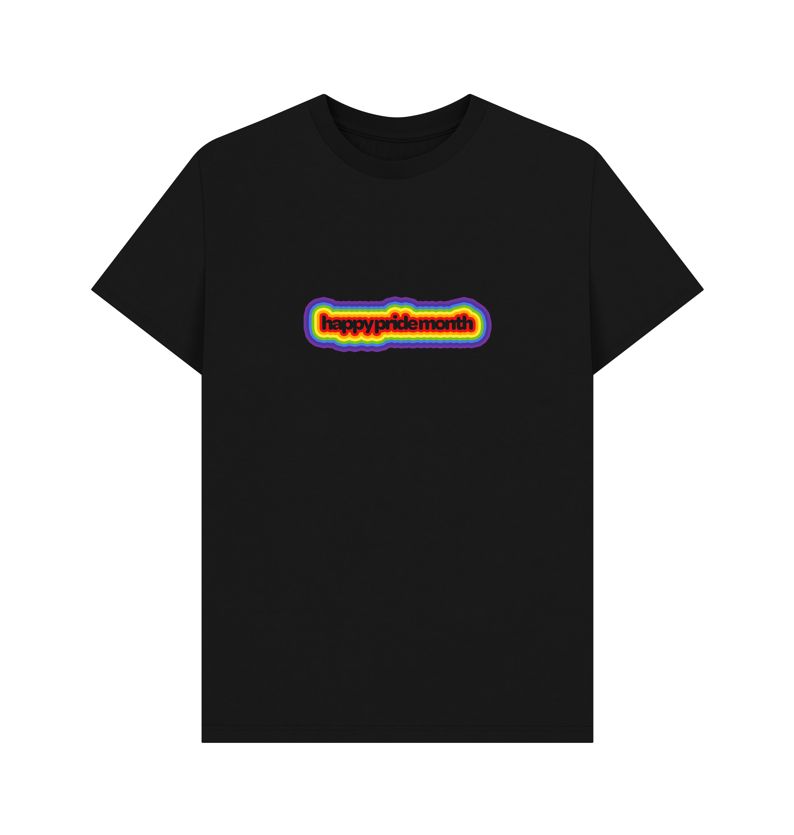 Black Printed T-shirt