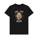 Black Printed T-shirt Front