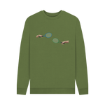 Khaki Printed Sweater