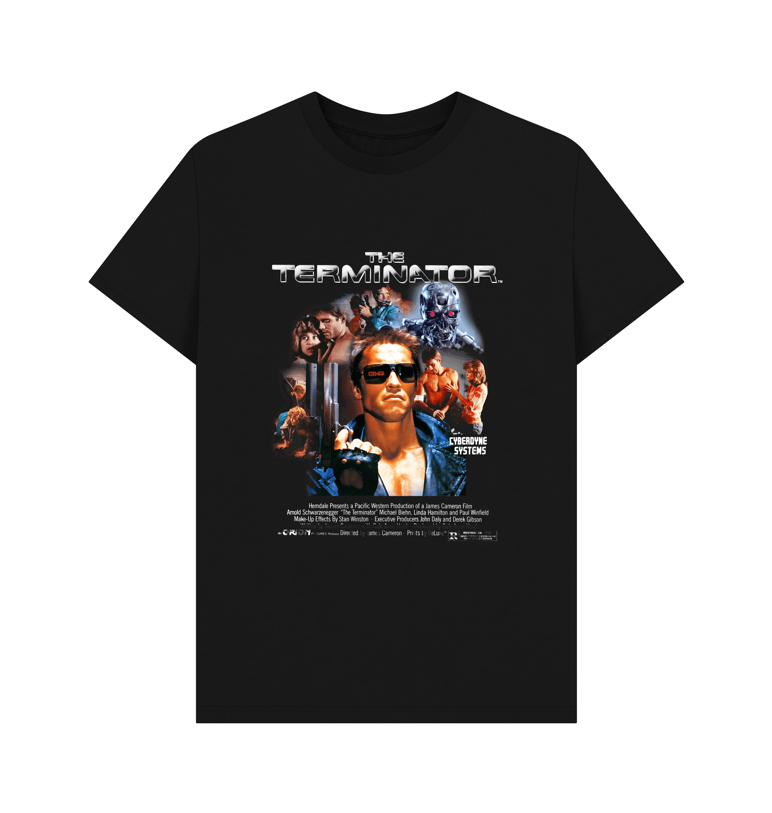 Black Printed T-shirt