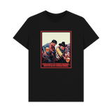 Black Printed T-shirt Front