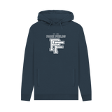 Navy Printed Hoody Front