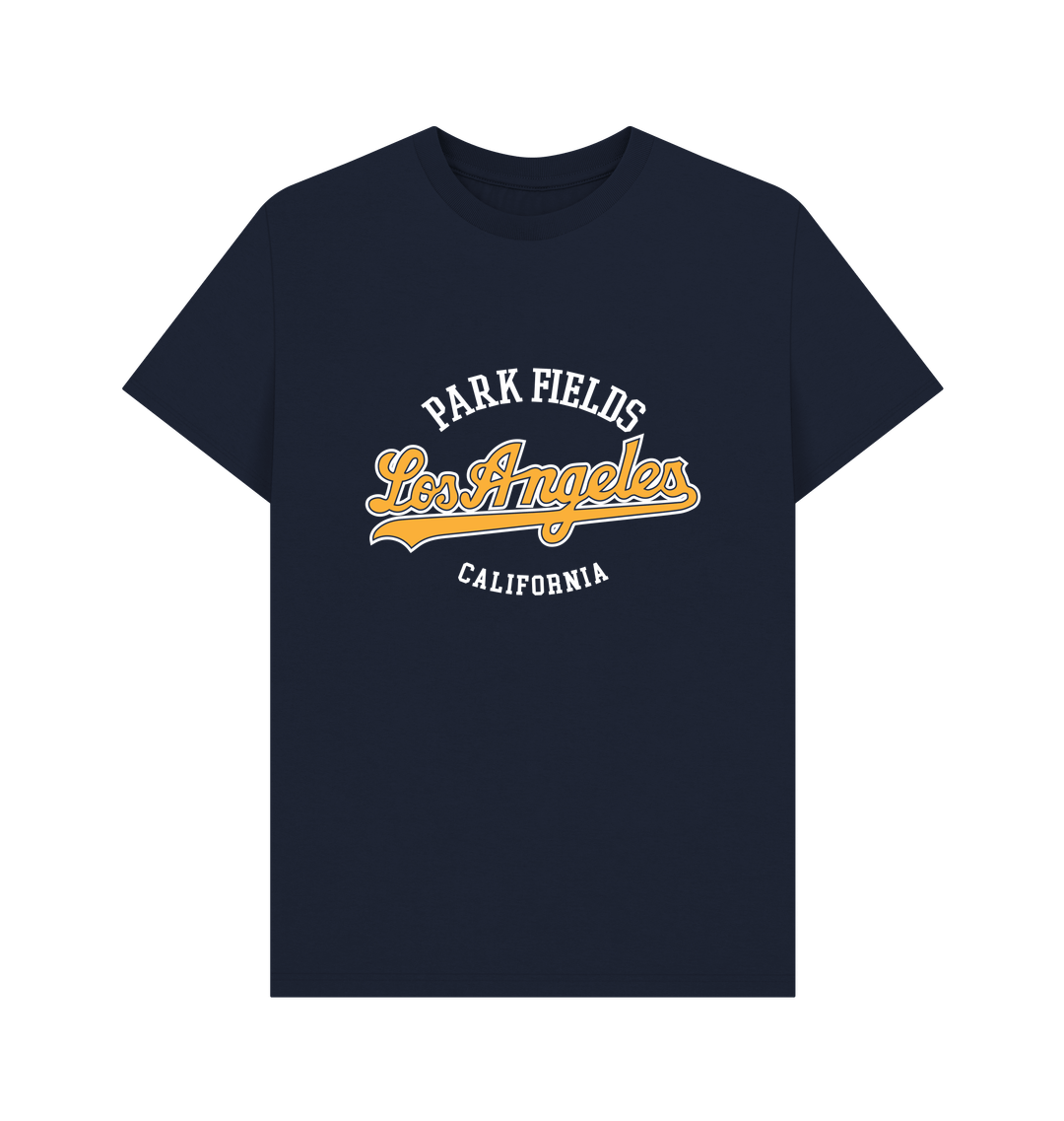 Navy Blue Printed T-shirt