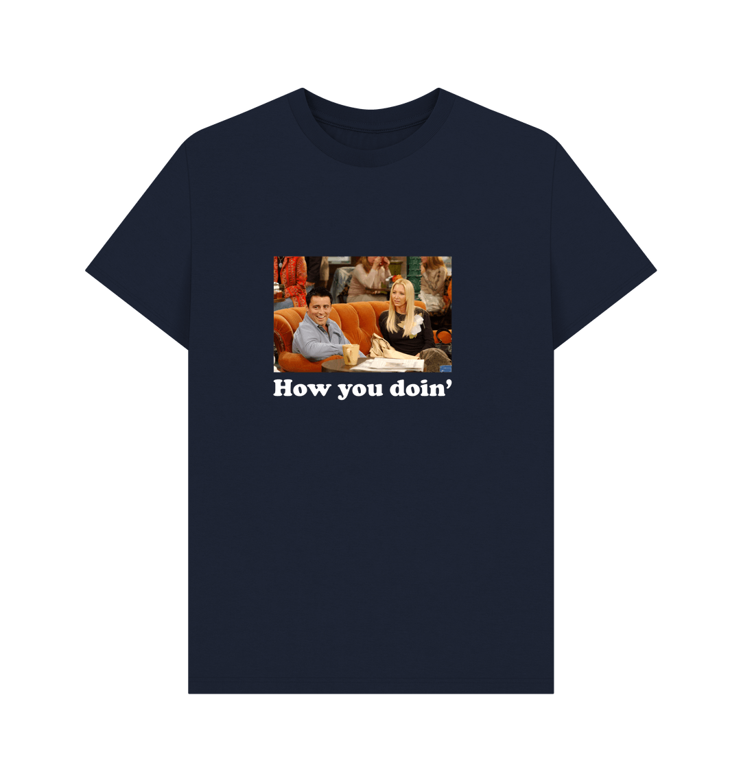 Navy Blue Printed T-shirt