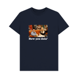 Navy Blue Printed T-shirt