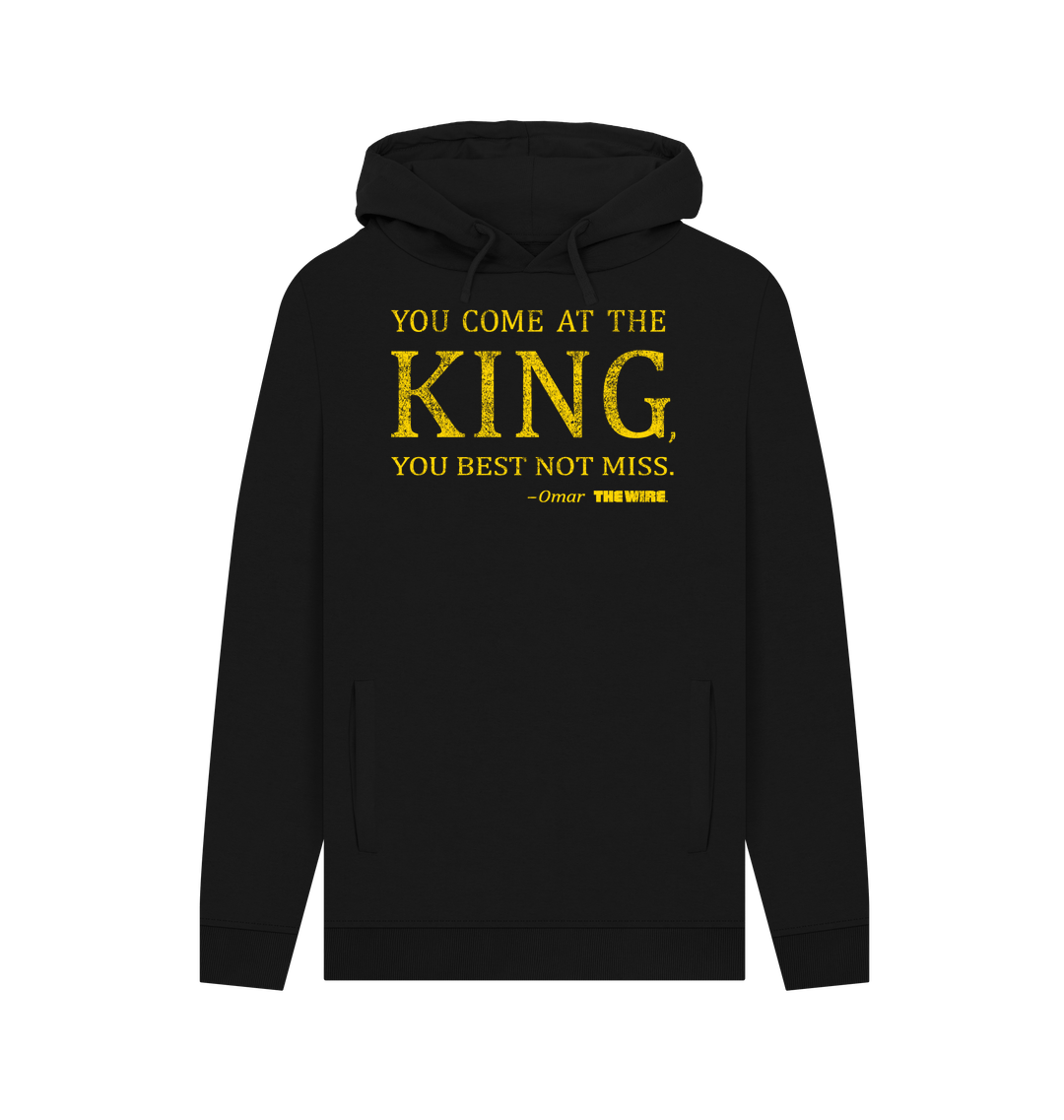 Black Printed Hoody