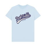 Sky Blue Printed T-shirt Front