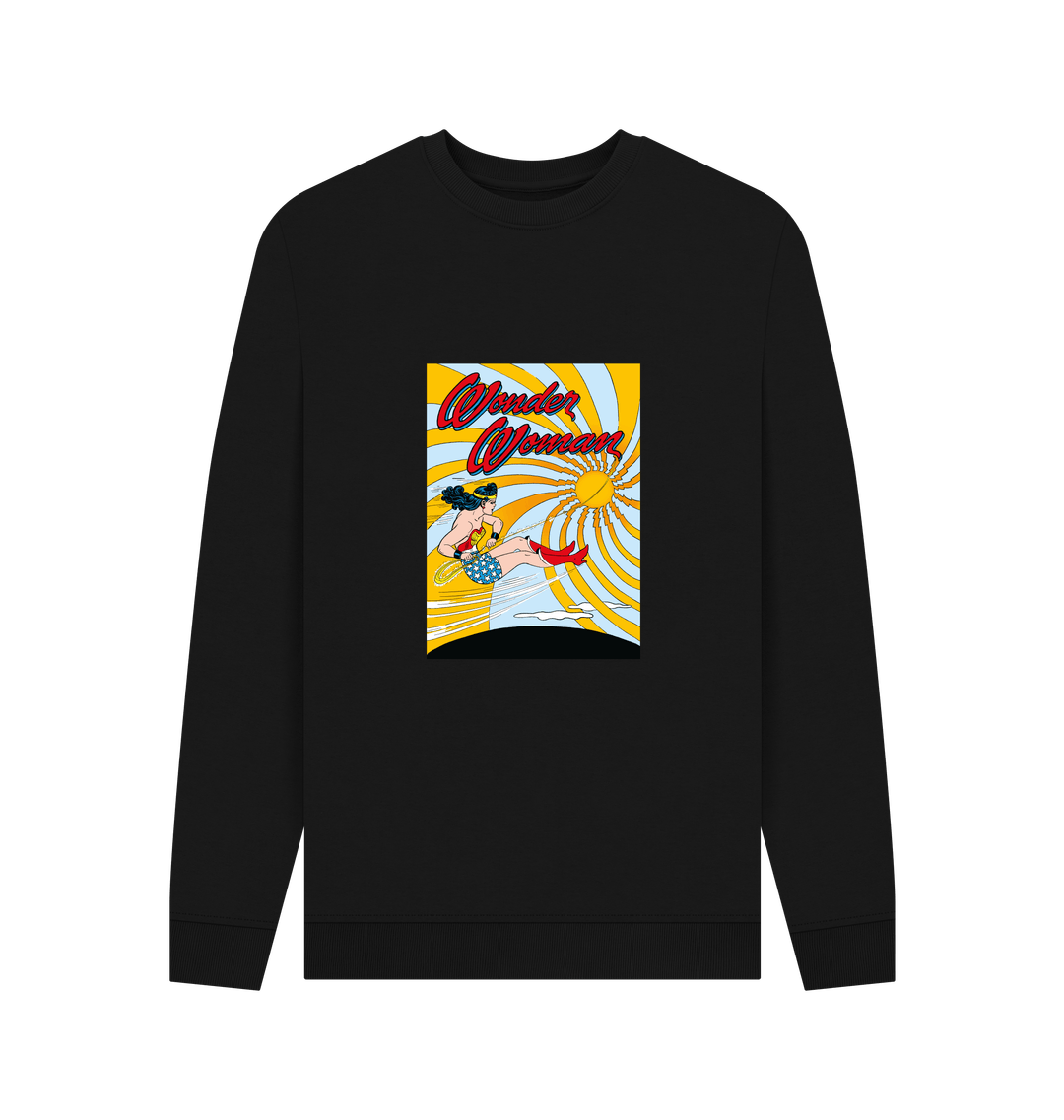 Black Printed Sweater