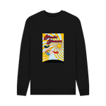 Black Printed Sweater