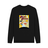 Black Printed Sweater