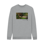 Light Heather Printed Sweater Front