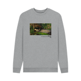Light Heather Printed Sweater Front