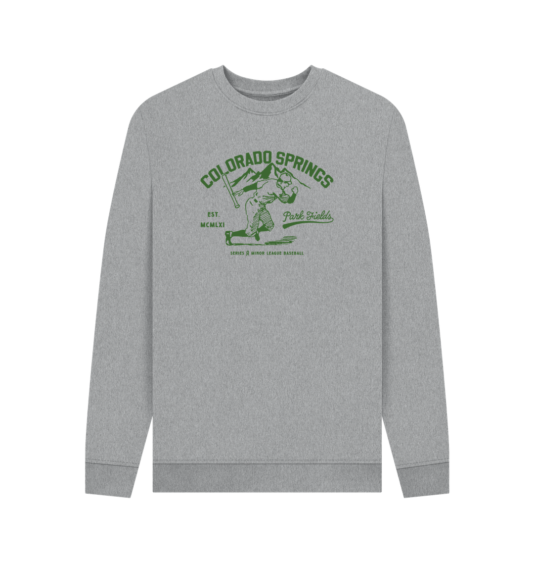 Light Heather Printed Sweater Front