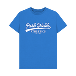 Bright Blue Printed T-shirt Front