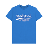 Bright Blue Printed T-shirt Front