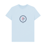 Sky Blue Printed T-shirt