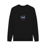 Black Printed Sweater