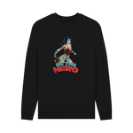 Black Printed Sweater