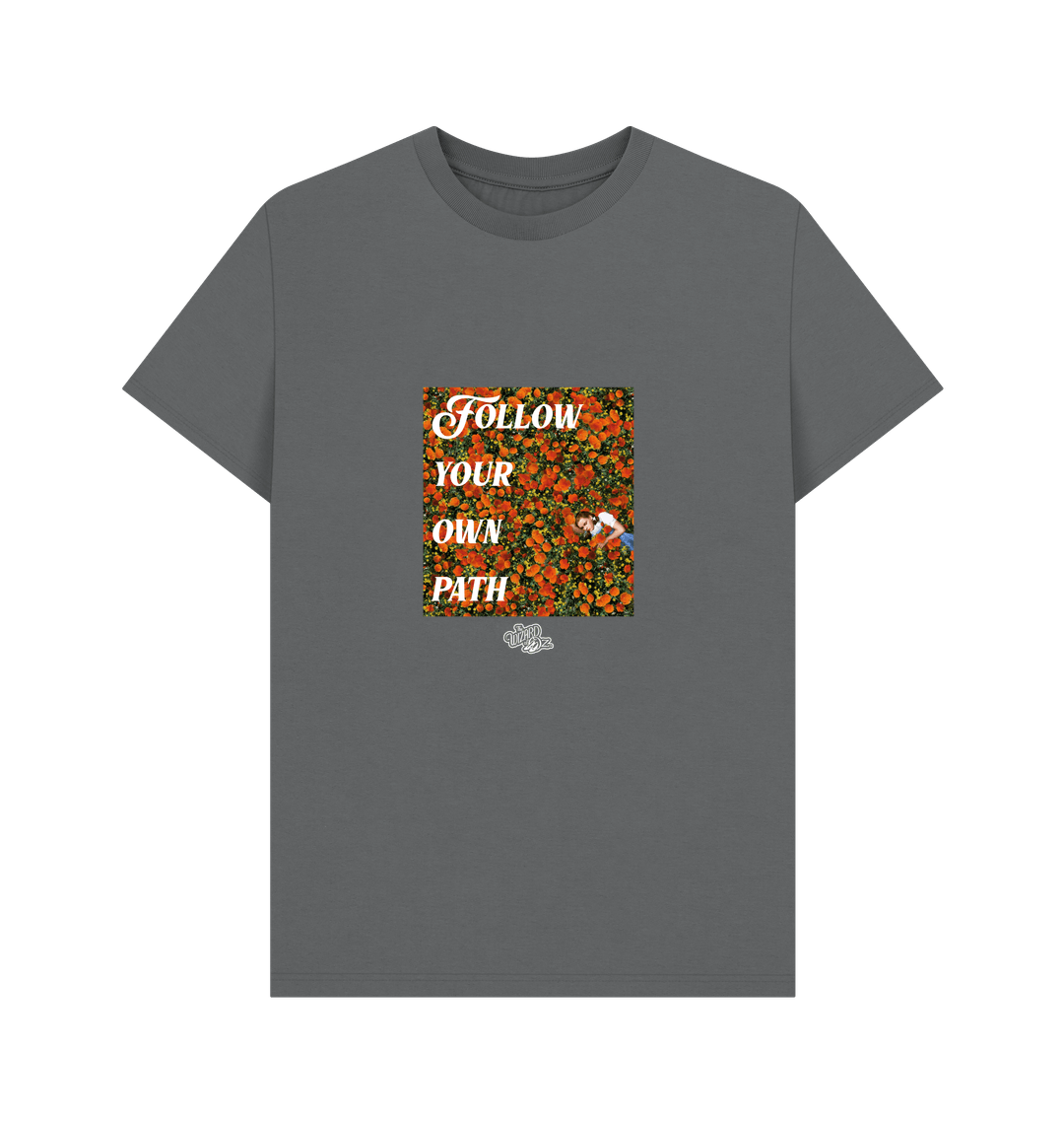 Slate Grey Printed T-shirt