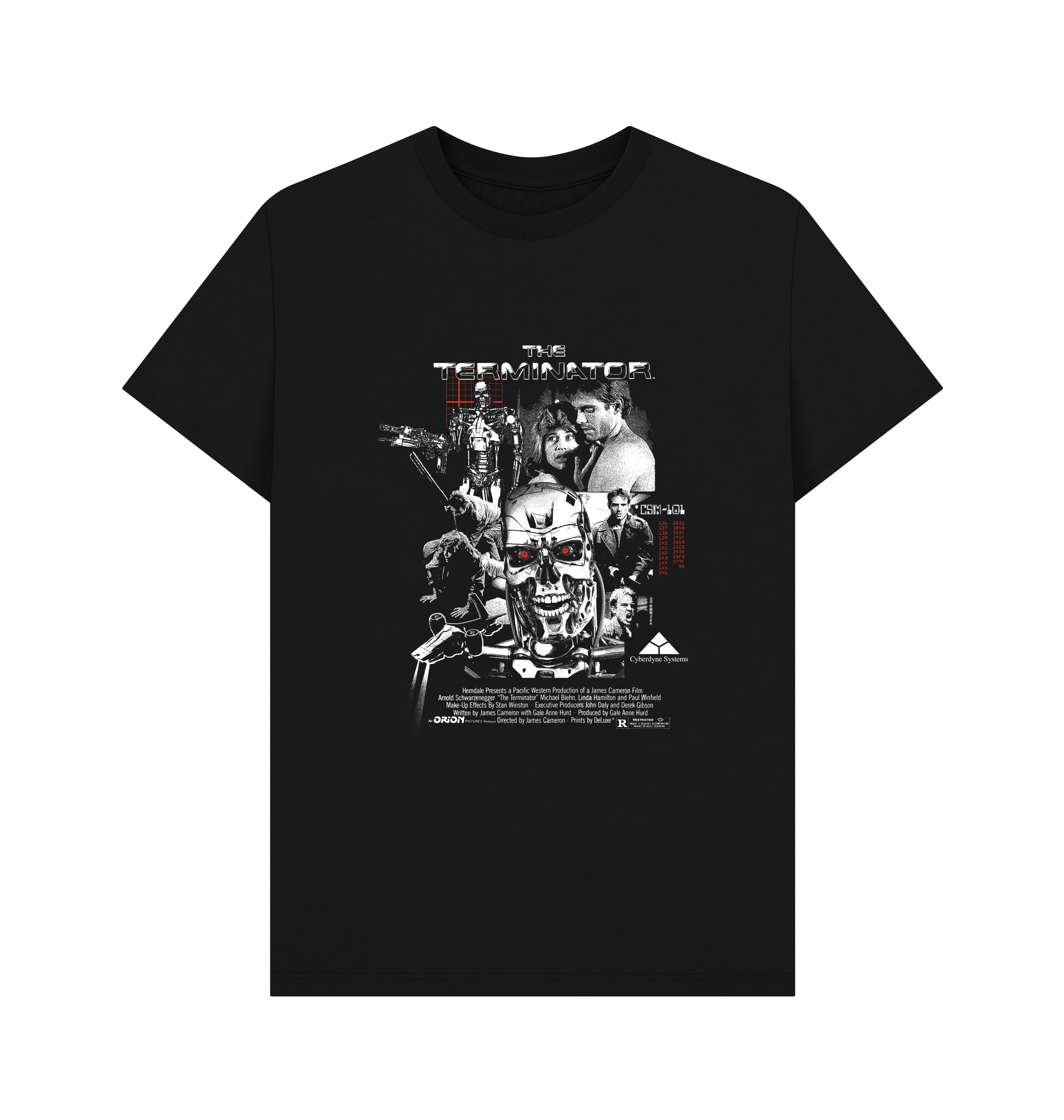 Black Printed T-shirt