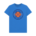 Bright Blue Printed T-shirt Front