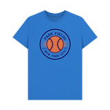 Bright Blue Printed T-shirt Front