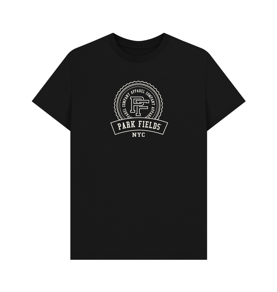 Black Printed T-shirt Front