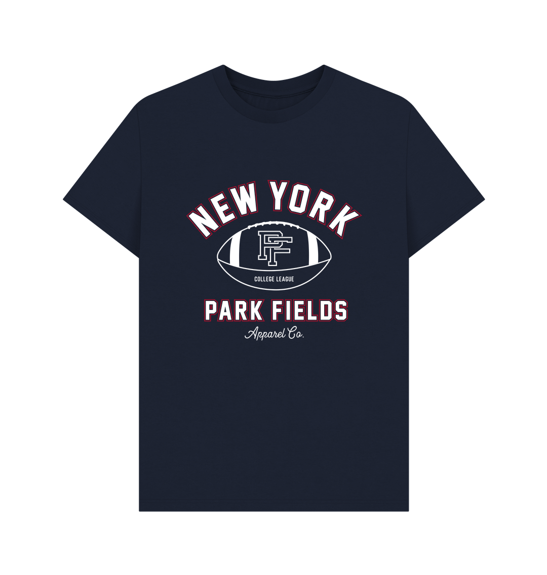 Navy Blue Printed T-shirt