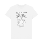 White Printed T-shirt Front
