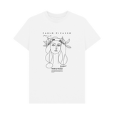 White Printed T-shirt Front