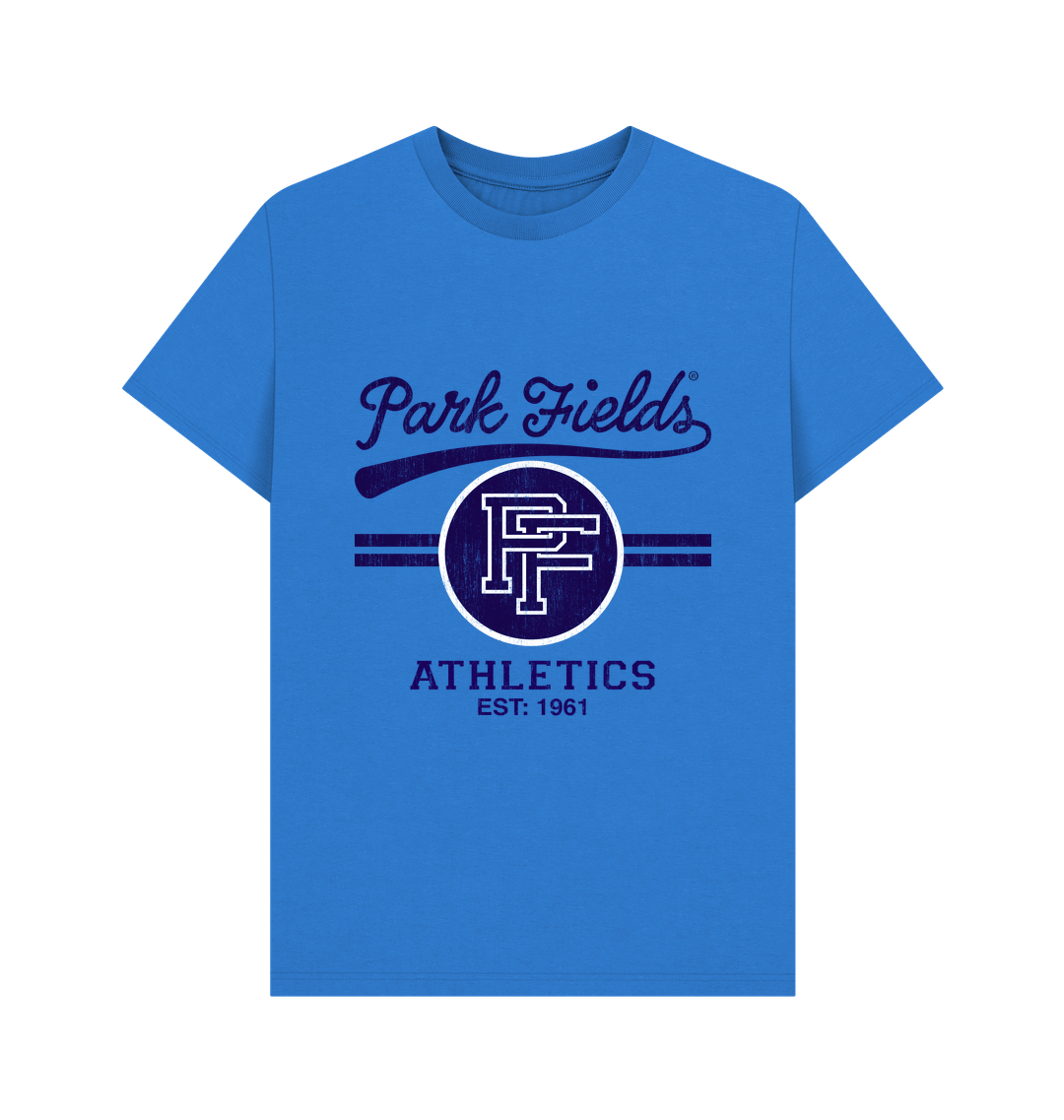 Bright Blue Printed T-shirt