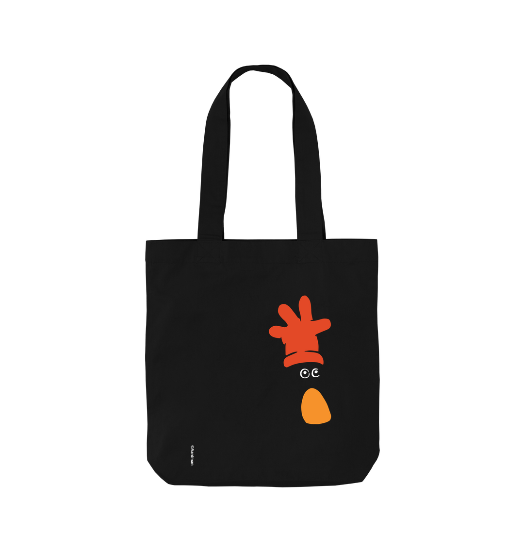 Black Printed Bag