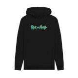 Black Printed Hoody