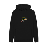 Black Printed Hoody