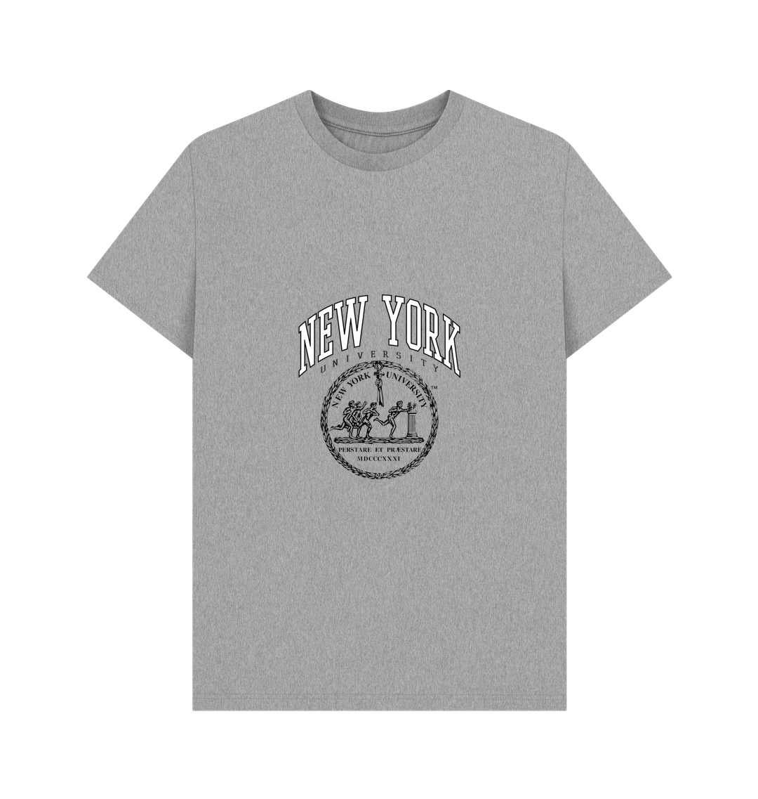 Athletic Grey Printed T-shirt