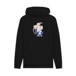 Black Printed Hoody