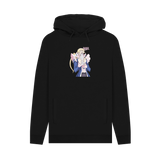 Black Printed Hoody