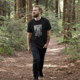 The Wizard of Oz 'Cowardly Lion' Black  T-Shirt