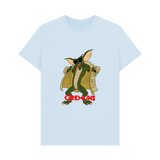 Sky Blue Printed T-shirt