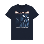 Navy Blue Printed T-shirt Front