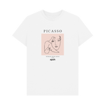 White Printed T-shirt Front