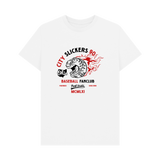 White Printed T-shirt Front