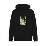Black Printed Hoody